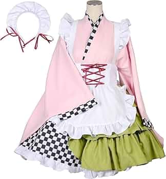 メイド服　和風 Amazon.co.jp: 七色格调大正浪漫 和風 メイド服 コスチューム